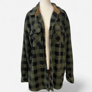 Legendary Whitetails Men's Navigator Fleece Plaid Shirt Size‎ XL
